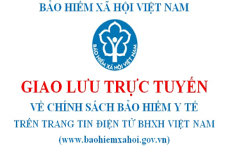 Giao lưu trực tuyến về chính sách BHYT trên Website BHXH Việt Nam  ngày 28/06