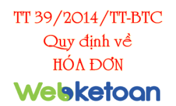 Mục lục thông tư 39/2014/TT-BTC về hóa đơn