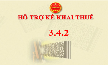Nâng cấp ứng dụng Hỗ trợ kê khai tờ khai mã vạch (HTKK) phiên bản 3.4.2