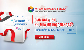 Cơ hội cuối cùng trong năm để sở hữu Phần mềm kế toán MISA với giá ưu đãi