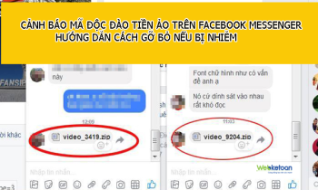 Cảnh báo mã độc đào tiền ảo trên Facebook Messenger