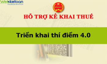 Triển khai thí điểm ứng dụng HTKK 4.0