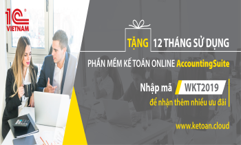 1C Vietnam TẶNG 12 tháng sử dụng phần mềm kế toán Online AccountingSuite