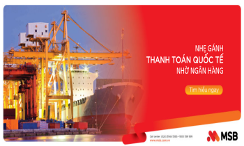 Nhẹ gánh thanh toán quốc tế nhờ ngân hàng