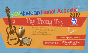 Sự kiện âm nhạc Webketoan Hanoi Acoustic 2019