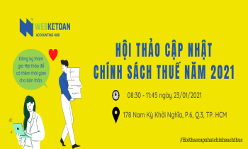 Chương trình cập nhật chính sách thuế năm 2021