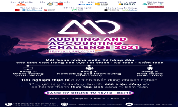 Auditing and Accounting Challenge 2021 chính thức mở đơn đăng ký