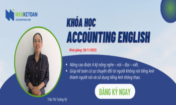 Accounting English khóa 3 qua Zoom khai giảng ngày 28/11/2022