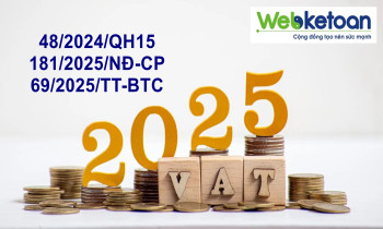 Tóm tắt quy định về Thuế GTGT hiệu lực từ 01/07/2025