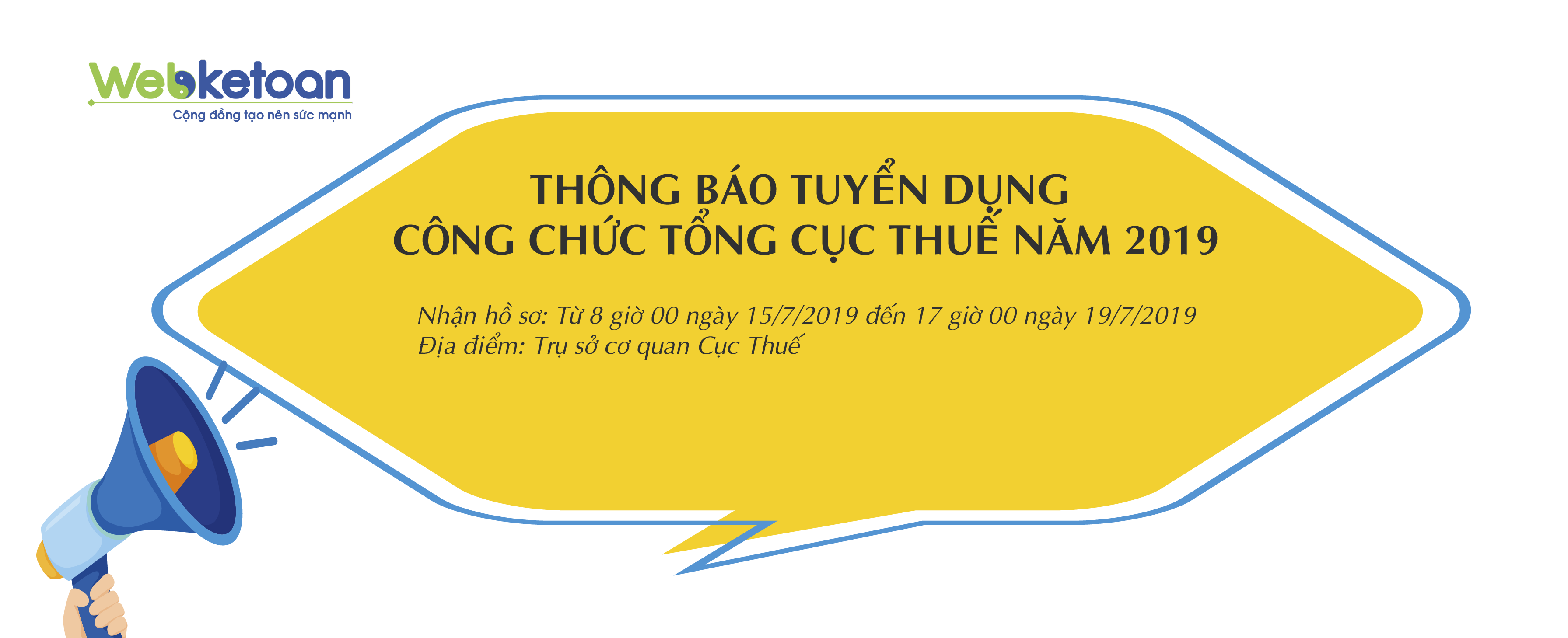Chỉ tiêu tuyển dụng công chức Tổng cục Thuế năm 2019 đối với Cục Thuế các tỉnh, TP. Hồ Chí Minh, Bình Dương, Đồng Nai, Tây Ninh và Bà Rịa – Vũng Tàu, là 434 chỉ tiêu