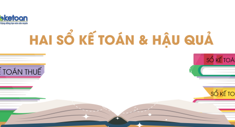 Hai sổ kế toán và hậu quả