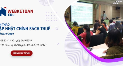Hội thảo cập nhật chính sách thuế