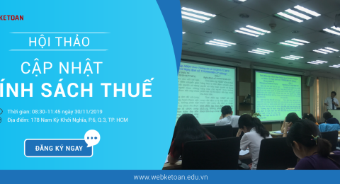 Hội thảo cập nhật chính sách thuế