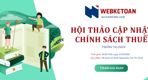 Hội thảo cập nhật chính sách thuế tháng 10/2020