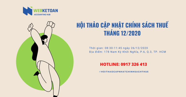 Hội thảo cập nhật chính sách thuế tháng 12/2020