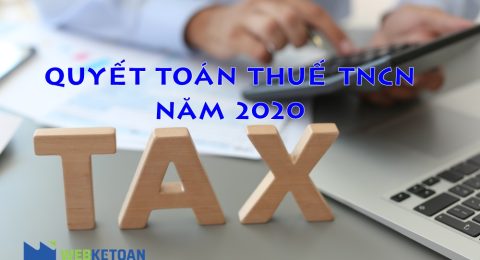 quyet toan thue tncn nam 2020