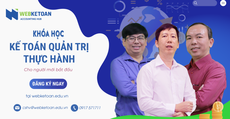 Khóa học kế toán quản trị thực hành