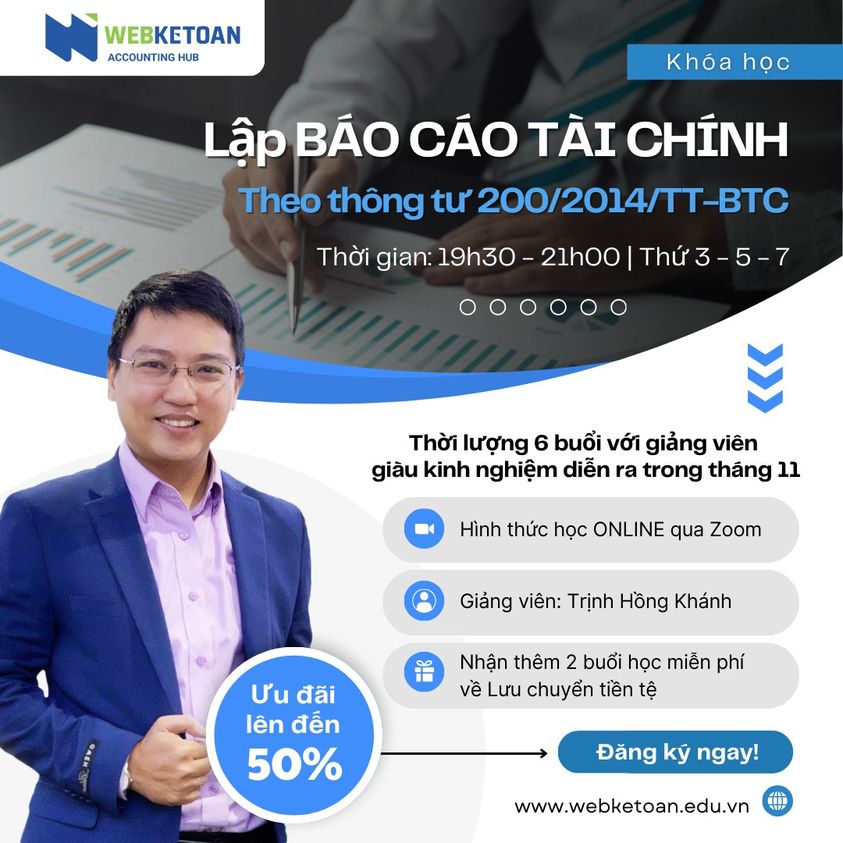 Lập Báo Cáo Tài Chính theo thông tư 200/2014/TT-BTC