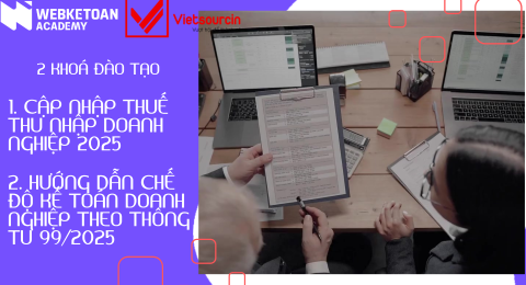 KHOÁ ĐÀO TẠO KẾ TOÁN THEO THÔNG TƯ 992025