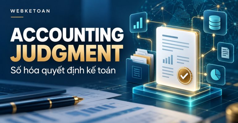 Accounting Judgment: Số hóa quyết định kế toán với hồ sơ, bằng chứng và phê duyệt