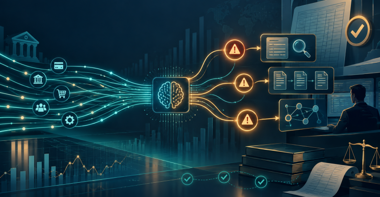 Minh họa Exception-driven Finance: phát hiện giao dịch lệch chuẩn và kiểm soát tài chính bằng AI