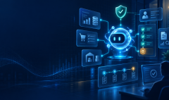 Minh họa AI Agent hoạt động trong ERP dưới sự kiểm soát nội bộ