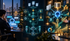 Minh họa nền dữ liệu Master Data cho doanh nghiệp sản xuất và AI Agent